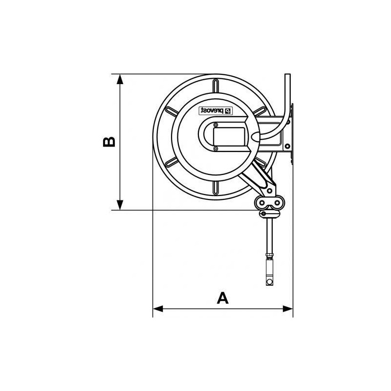 Zwijadło stalowe spawalnicze do gazu 10x17mm ISOFLAM 1500cm PREVOST DGO1015SIC