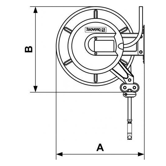 Zwijadło stalowe spawalnicze do gazu 10x17mm ISOFLAM 1500cm PREVOST DGO1015SIC