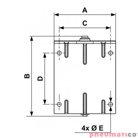 Obrotowy uchwyt ze stali nierdzewnej do zwijadeł DMOI PREVOST DMOI PIV2