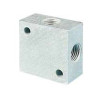Kostka rozdzielająca aluminiowa krzyżowa PNEUMAX kolektor RIP4V1815 1/8” Kostka rozdzielająca aluminiowa krzyżowa PNEUMAX kolektor RIP4V1815 1/8”