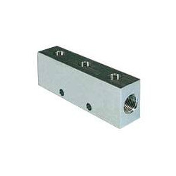 Listwa rozdzielająca aluminiowa obustronna PNEUMAX kolektor RIPUC15122 2-1/4” 4-1/8”
