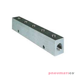 Listwa rozdzielająca aluminiowa jednostronna PNEUMAX kolektor RIPUL1512 2-1/4” 2-1/8”