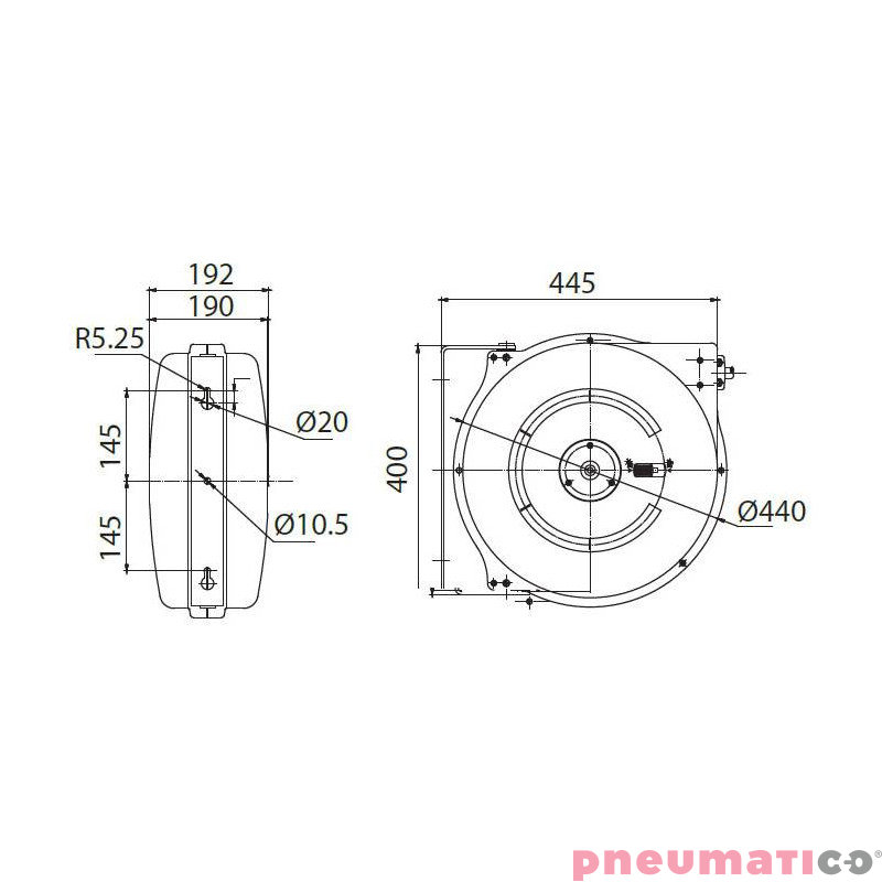 Zwijadło pneumatyczne G701 13x19mm 20m RQS RD-EG701204G Zwijadło pneumatyczne G701 13x19mm 20m RQS RD-EG701204G