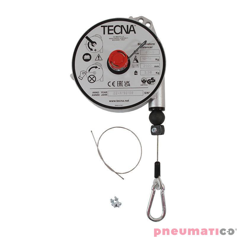 Balanser linkowy 9340 TECNA 10-14kg 2500mm Balanser linkowy 9340 TECNA 10-14kg 2500mm