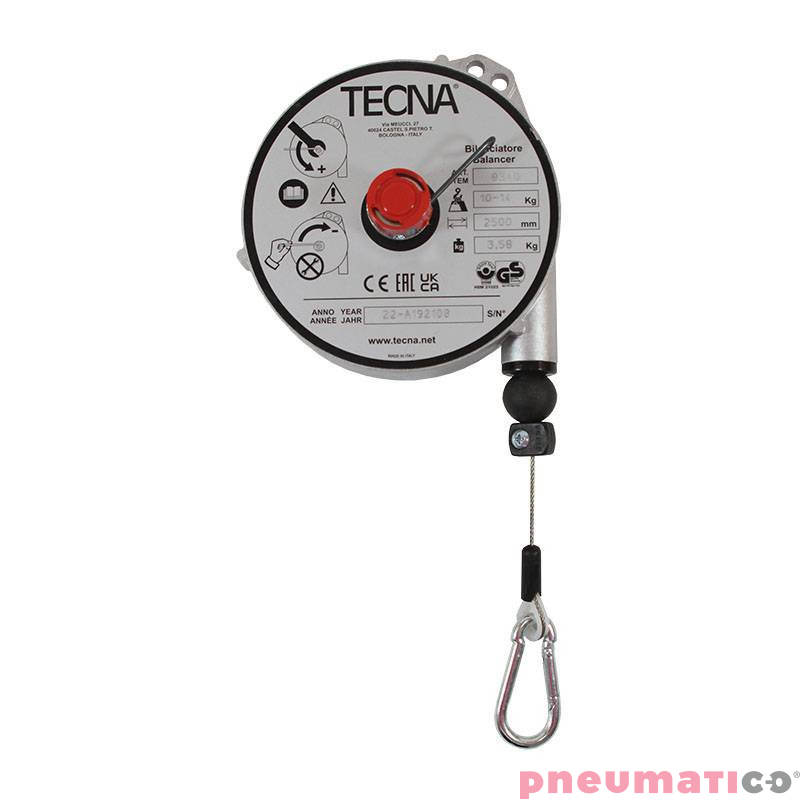 Balanser linkowy 9340 TECNA 10-14kg 2500mm Balanser linkowy 9340 TECNA 10-14kg 2500mm
