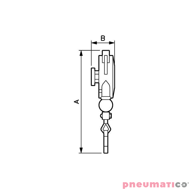 Balanser linkowy PREVOST BAL1020A 1-2kg 1600mm