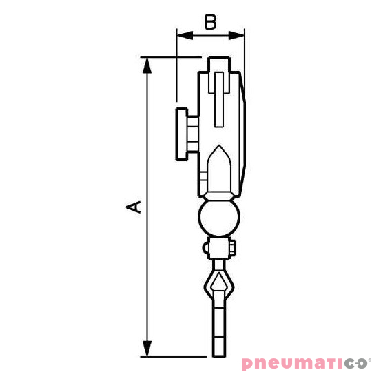 Balanser linkowy PREVOST BAL2030A 2-3kg 1600mm Balanser linkowy PREVOST BAL2030A 2-3kg 1600mm