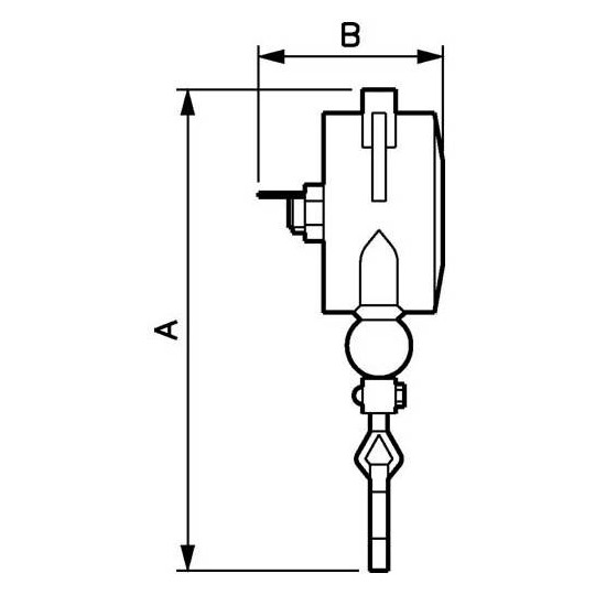 Balanser linkowy z hamulcem PREVOST BAL6080B 6-8kg 2000mm Balanser linkowy z hamulcem PREVOST BAL6080B 6-8kg 2000mm