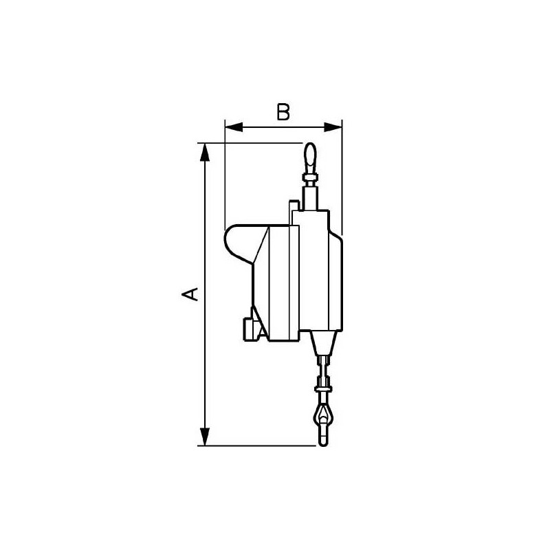 Balanser linkowy z hamulcem PREVOST BAL9001050F 90-105kg 2000mm Balanser linkowy z hamulcem PREVOST BAL9001050F 90-105kg 2000mm