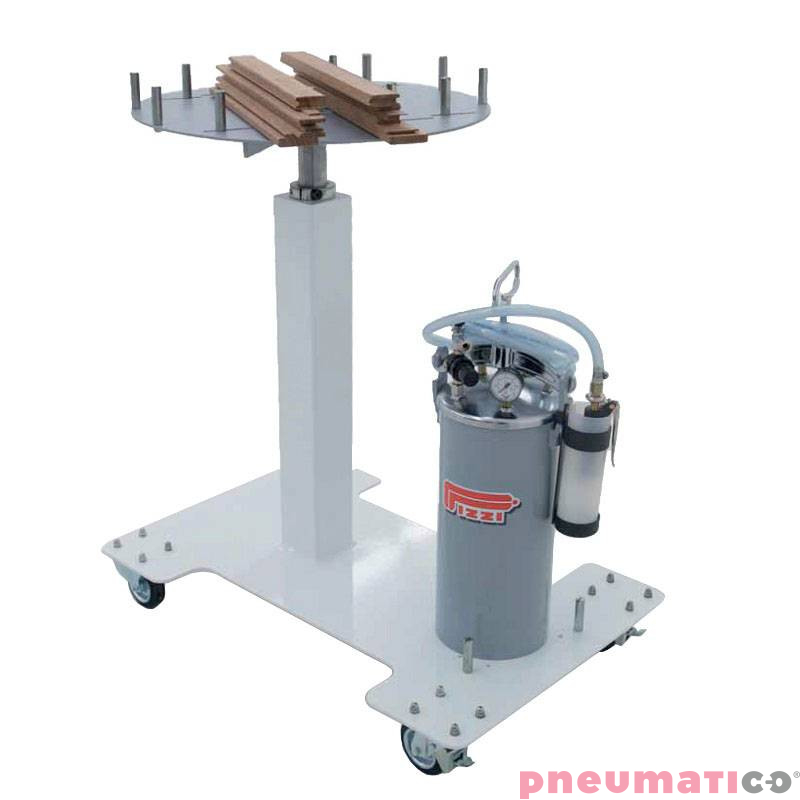 Stacja klejenia z regulacją wysokości i obrotowym blatem PIZZI MGS