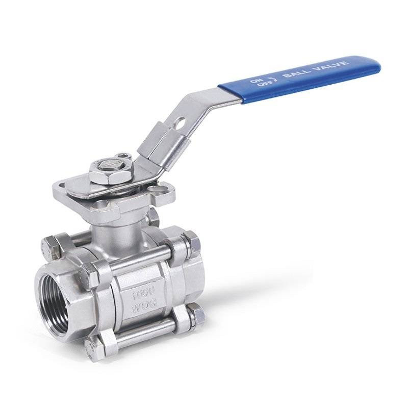 Zawór kulowy 3-częściowy nierdzewny CF8M 443D20G121 ESG 3/4' Zawór kulowy 3-częściowy nierdzewny CF8M 443D20G121 ESG 3/4'