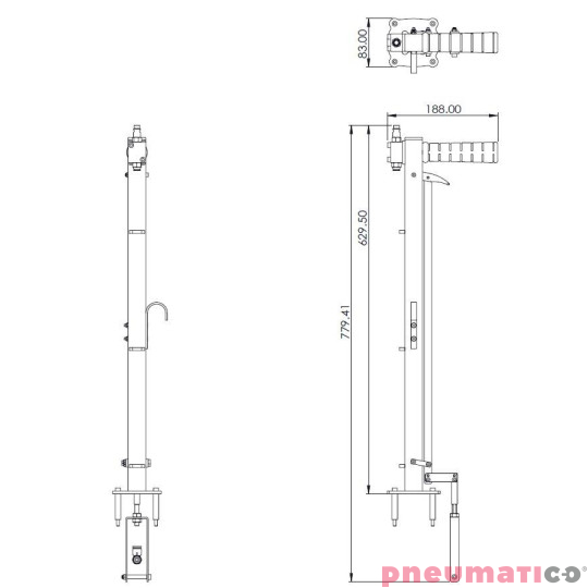 Przedłużka do zszywacz Everwin SN40 SN50 Przedłużka do zszywacz Everwin SN40 SN50