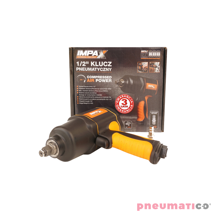 Klucz pneumatyczny IMPAX IMX800 1/2" 800Nm