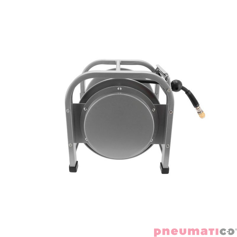 Wąż pneumatyczny na bębnie automatyczny podłogowy 1/4" 30m 14x8mm 20bar AIRPRESS 46508