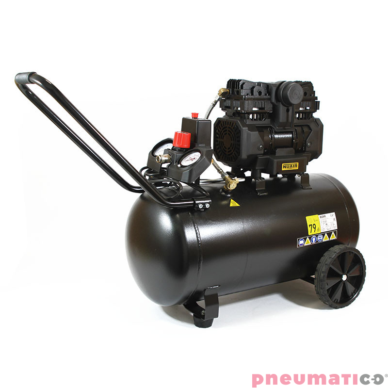 Cichy kompresor bezolejowy NUAIR SILTEK TB 50L B2DC304NUA Cichy kompresor bezolejowy NUAIR SILTEK TB 50L B2DC304NUA