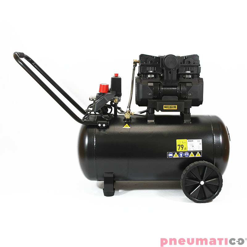 Cichy kompresor bezolejowy NUAIR SILTEK TB 50L B2DC304NUA Cichy kompresor bezolejowy NUAIR SILTEK TB 50L B2DC304NUA