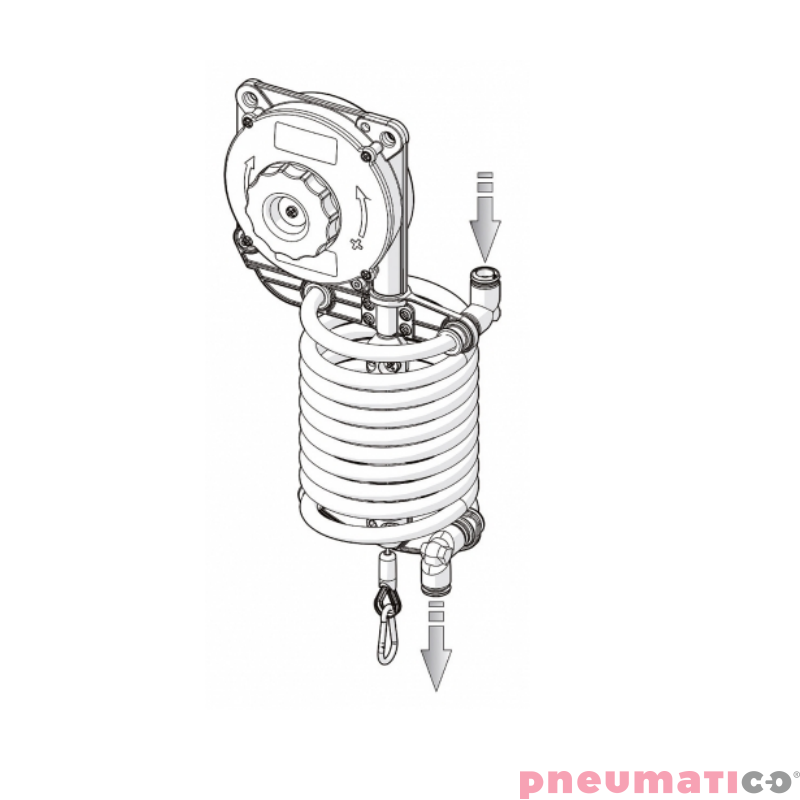 Przewód spiralny do balanserów ZECA 982 Przewód spiralny do balanserów ZECA 982