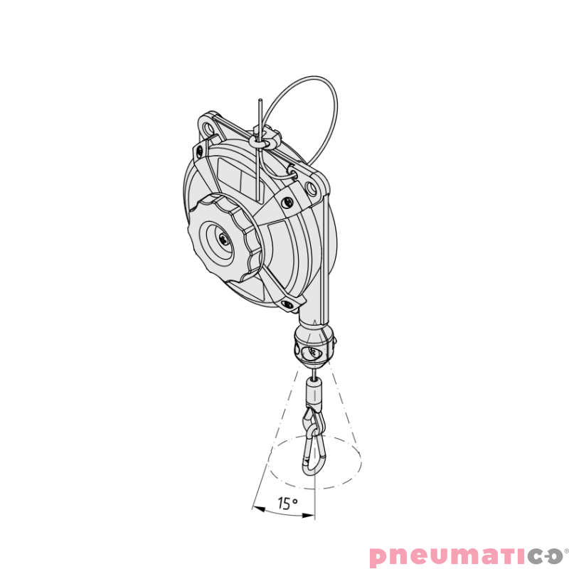 Balanser linkowy 631 ZECA 1-2kg 1600mm Balanser linkowy 631 ZECA 1-2kg 1600mm