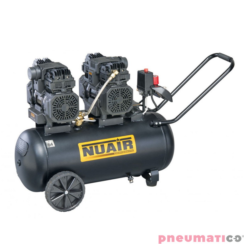 Cichy kompresor bezolejowy NUAIR B2DC504NUA