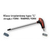 KLUCZ TORX Z RĘKOJEŚCIĄ TYPU ''L'' ASTA LAL-T50
