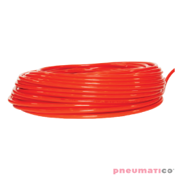 Wąż poliuretanowy prosty wzmocniony oplotem RQStrong 13x19mm PUB13/050/OR(ODC.) RQS