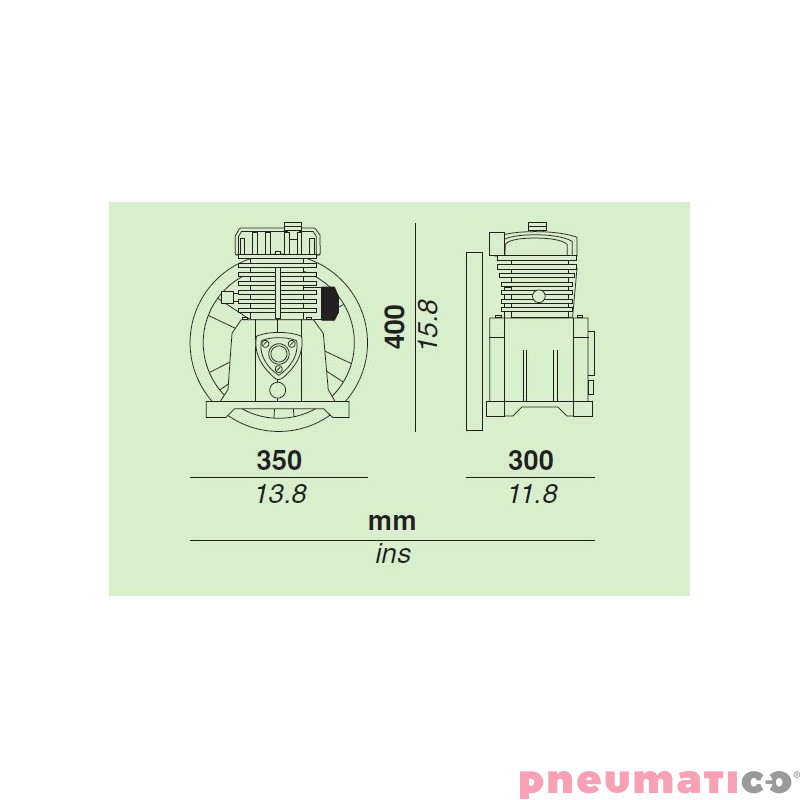 Pompa tłokowa - Agregat spreżarkowy FIAC AB515 Pompa tłokowa - Agregat spreżarkowy FIAC AB515