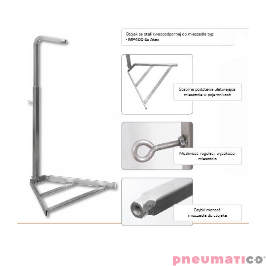Mieszadło pneumatyczne MP-400 Ex Mieszadło pneumatyczne MP-400 Ex