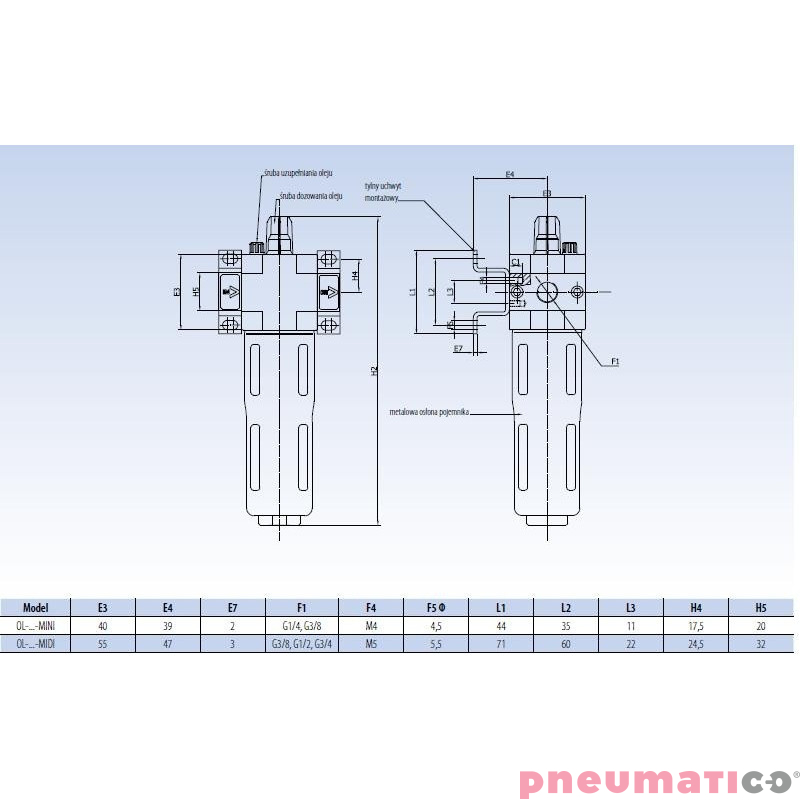 Naolejacz RECTUS RQS OL-1-MAXI