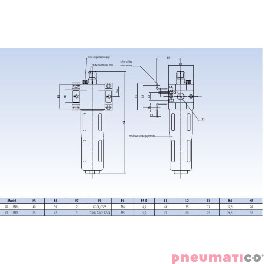 Naolejacz RECTUS RQS OL-1-MAXI