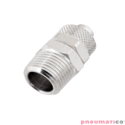 Złącze skręcane proste 10x8 mm z gw. zew. 3/8" RQS NKG3810