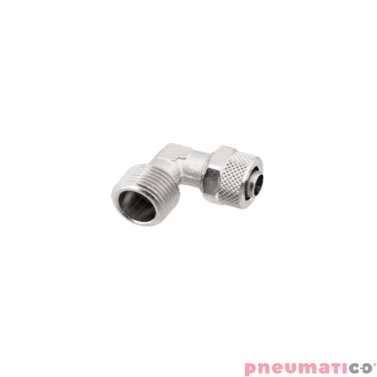 Złącze skręcane typu kolanko 8x6 mm z gw. zew. 1/4" RQS NKL148 Złącze skręcane typu kolanko 8x6 mm z gw. zew. 1/4" RQS NKL148