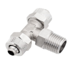 Złącze skręcane typu tr&oacute;jnik 10x8 mm z gw. zew. 1/2" RQS NKT1210