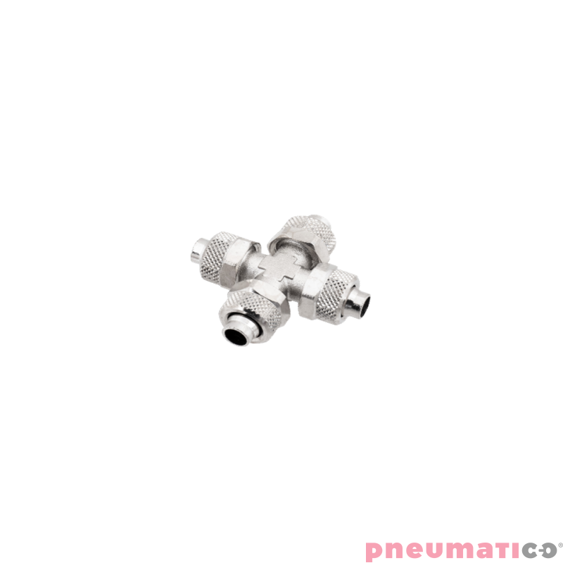 Złącze skręcane krzyżowe 10x8 mm RQS NKX100 Złącze skręcane krzyżowe 10x8 mm RQS NKX100