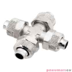 Złącze skręcane krzyżowe 10x8 mm RQS NKX100