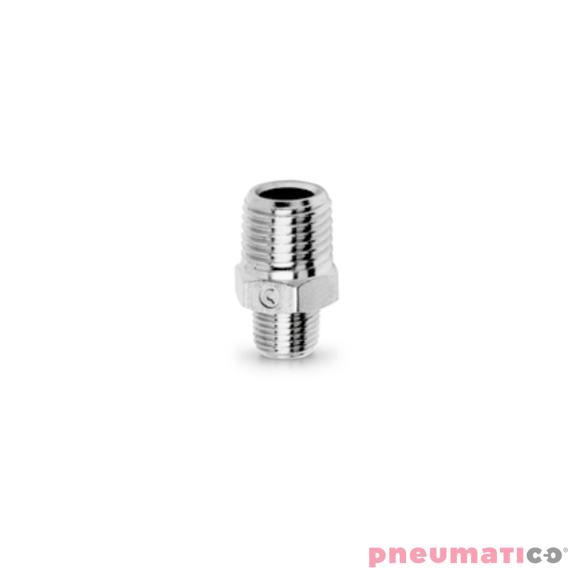 Złączka prosta redukcyjna serii 2510 R1/4" R3/8"-Z CAMOZZI 2510-14-38