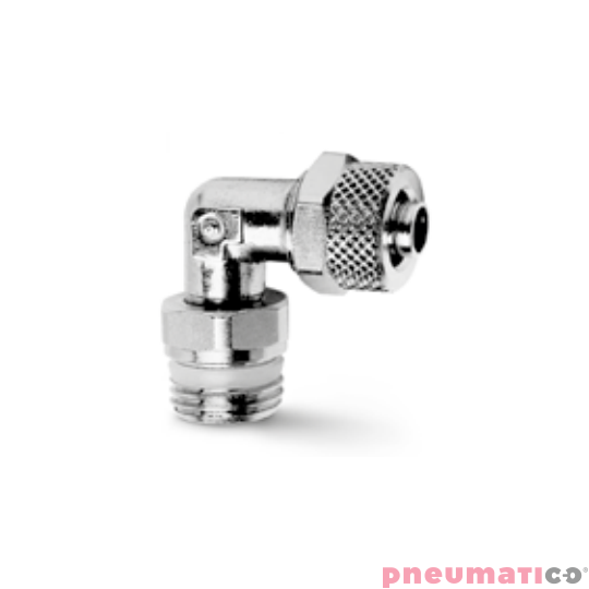 Złącze skręcane typu kolanko serii S1541 10x8mm G1/4"-Z CAMOZZI 1541-108-14