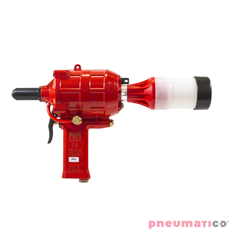 Nitownica do nit&oacute;w zrywalnych FAR RAC 83 AX z pojemnikiem