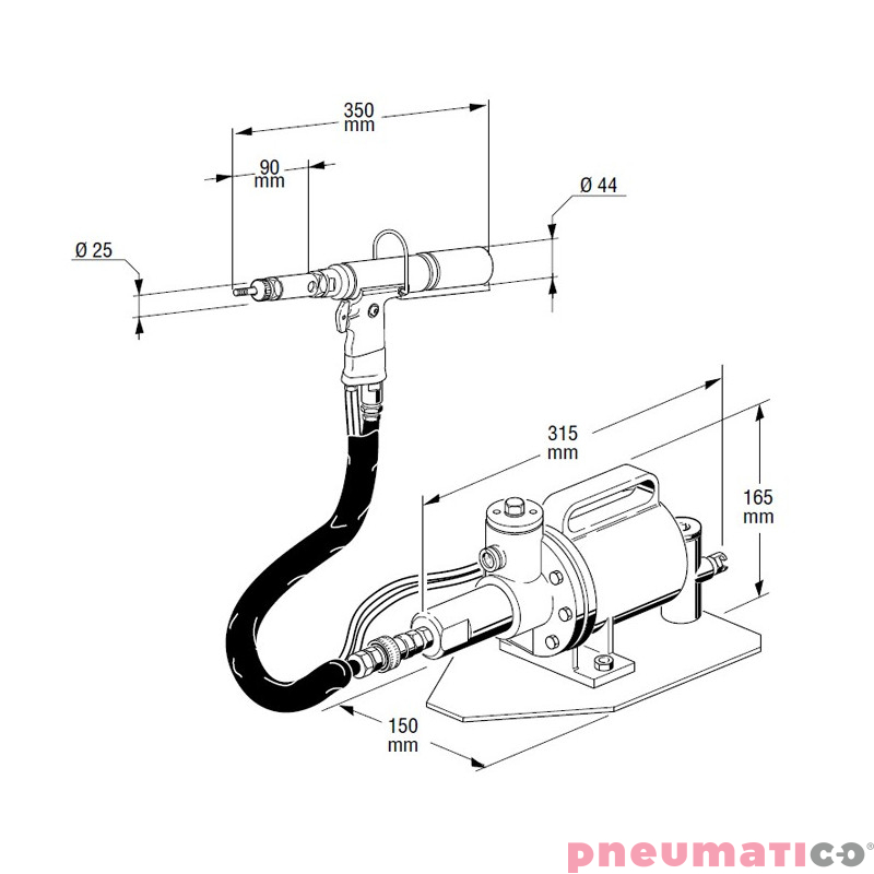Nitownica do nitonakrętek FAR KJ70 Nitownica do nitonakrętek FAR KJ70