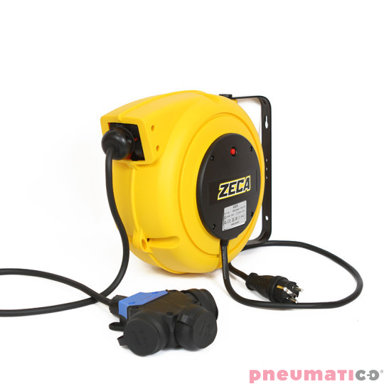 Zwijadło elektryczne 3x2,5mm ZECA 4325-3 10m wtyczka + 3 gniazda