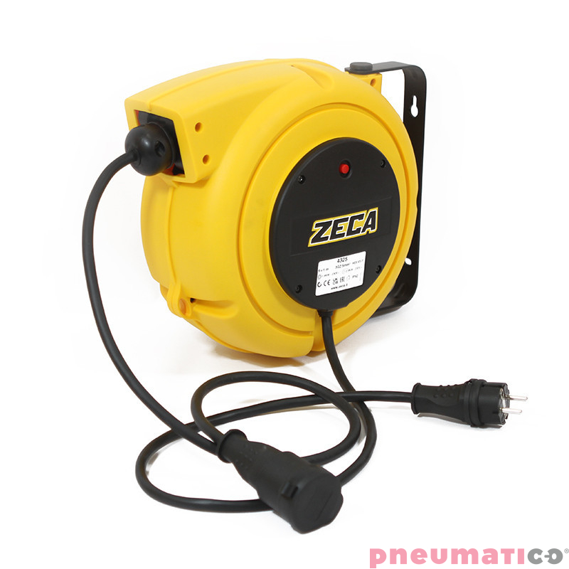 Zwijadło elektryczne 3x2,5mm ZECA 4325-1 10m wtyczka + 1 gniazdo