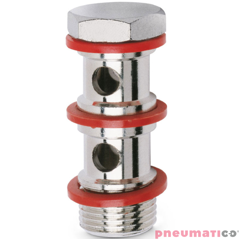 Złącze skręcane proste śruba podwójna banjo 3/8 Camozzi 1631-02-38