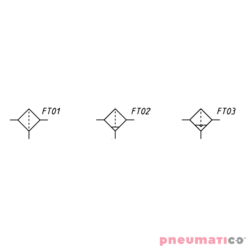 Filtr powietrza G1/4 Camozzi MC104-F00