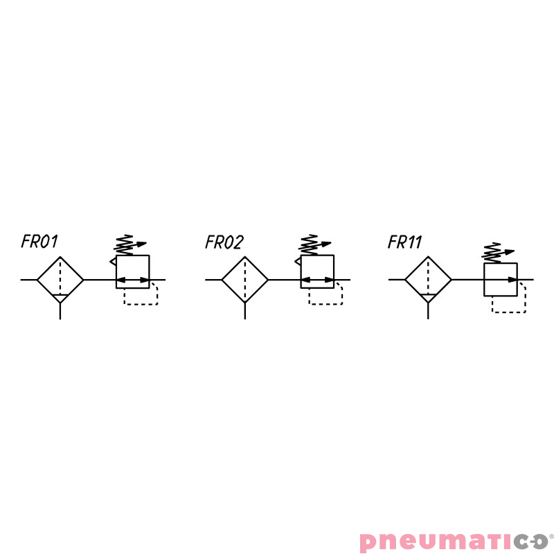 Filtro-reduktor G1/4 Camozzi N204-D00