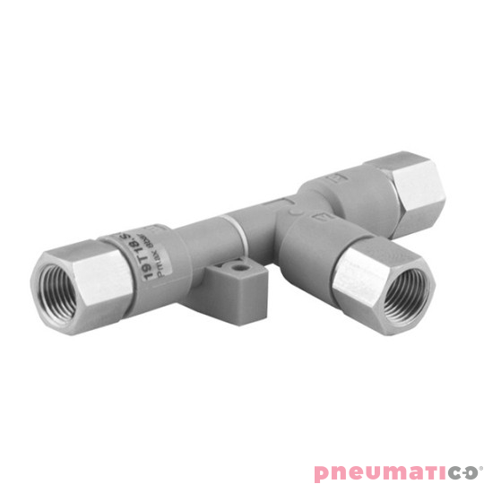 Jednostopniowy generator podciśnienia (eżektor) T18 PNEUMAX 19T18.S.07.HV.VV