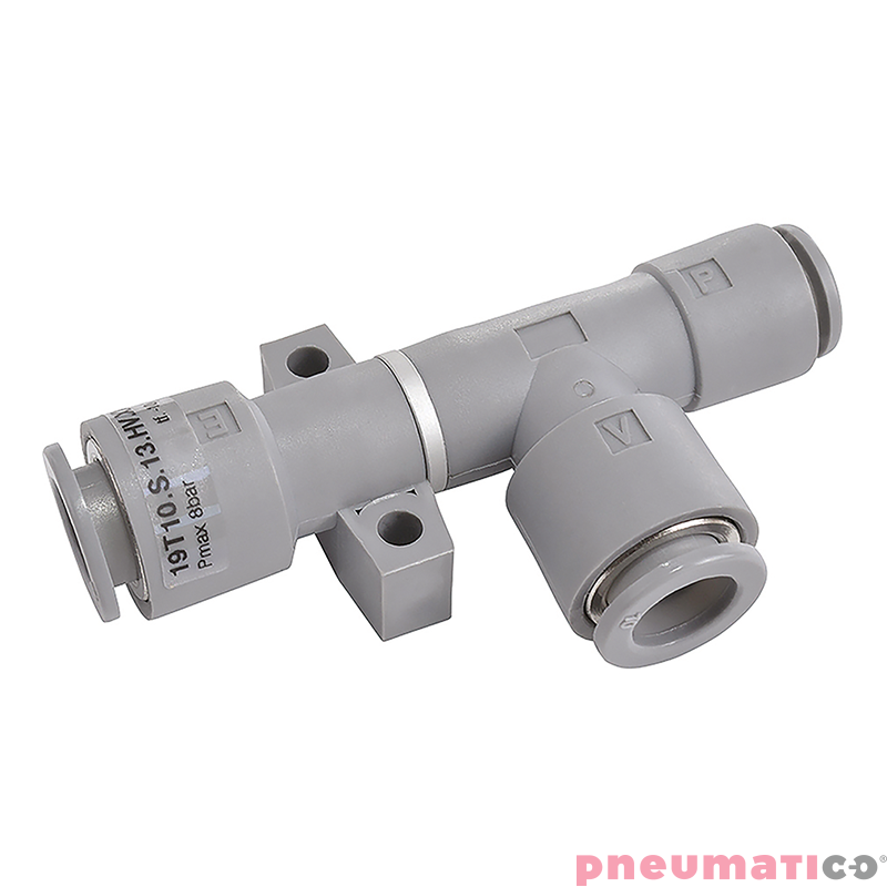 Jednostopniowy generator podciśnienia (eżektor) T06 PNEUMAX 19T06.S.10.HV.ZY Jednostopniowy generator podciśnienia (eżektor) T06 PNEUMAX 19T06.S.10.HV.ZY