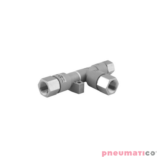 Jednostopniowy generator podciśnienia (eżektor) T14 PNEUMAX 19T14.S.15.HV.UU Jednostopniowy generator podciśnienia (eżektor) T14 PNEUMAX 19T14.S.15.HV.UU