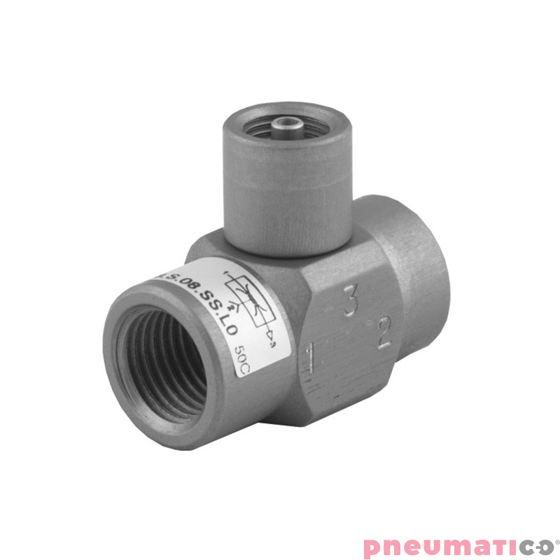 Jednostopniowy generator podciśnienia (eżektor) G1/8" PNEUMAX 19M18.S.08.SS.L0 Jednostopniowy generator podciśnienia (eżektor) G1/8" PNEUMAX 19M18.S.08.SS.L0