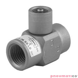 Jednostopniowy generator podciśnienia (eżektor) G1/8" PNEUMAX 19M18.S.08.SS.L0