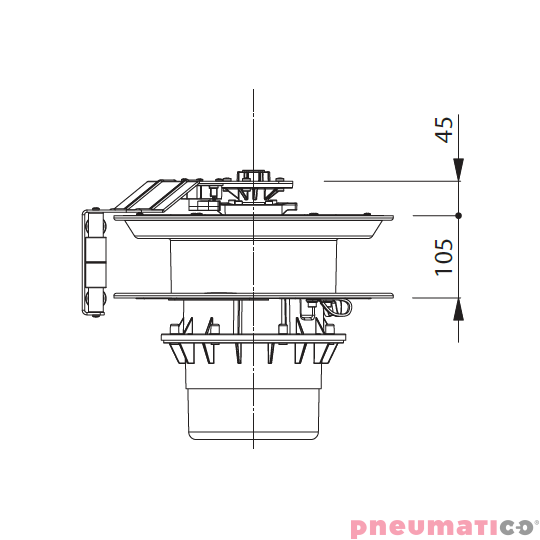 Ramię z linką rolkową ZECA 1406 Ramię z linką rolkową ZECA 1406