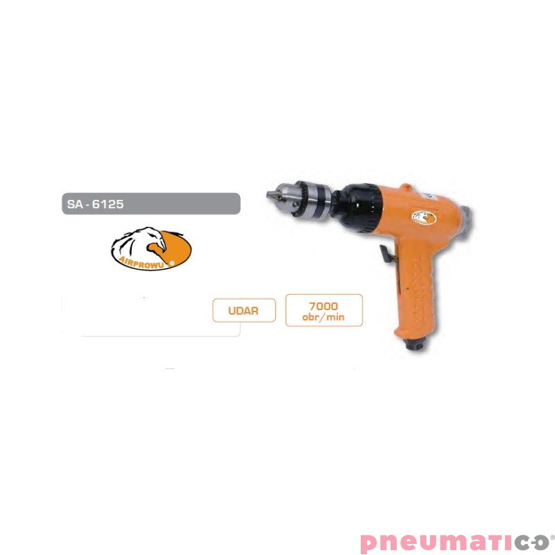 Wiertarka pneumatyczna udarowa SA-6125 7.000 obr/min Wiertarka pneumatyczna udarowa SA-6125 7.000 obr/min